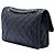 Chanel Blue Medium Quilted Caviar French Riviera Flap Blu navy - vista 2