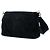 Bolsa de ombro Chanel Black CC em camurça acolchoada Preto - vista 2