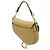 Bolsa Saddle em couro de bezerro de grão mini verde Dior Verde oliva - vista 2