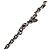 Collana con pendente Chanel Silver CC in ottone e smalto - vista 4