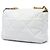 Chanel White Large Lambskin 19 Flap Bianco - vista 2