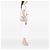 Chanel White Large Lambskin 19 Flap Bianco - vista 5