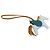 Charm para bolso Hermès GriGri Rodeo Pegase PM en piel de cordero Milo y Swift, Gris Castaño - vista 2