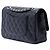 Chanel Black Medium Classic Caviar Double Flap Nero - vista 2