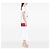 Wallet On Chain Portafoglio con catena Chanel Red Bicolor Classic in vernice Rosso - vista 6