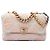 Chanel Beige Large Crochet Calfskin 19 Flap
