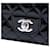 Chanel Black Medium Quilted Patent Secret Label Flap Nero - vista 5