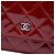 Chanel Red CC gesteppte Lackleder Wallet on Chain Rot Bordeaux - Ansicht 5