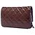 Wallet On Chain Cartera con cadena Chanel Red CC acolchada en charol Brilliant Roja Burdeos - vista 2