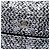 Portacellulare Chanel in tweed argento CC e paillettes con catena - vista 5