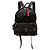 Zaino Chanel Black Quilted Nylon and Tweed Astronaut Essentials Nero