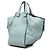 Borsa a tracolla Hammock in pelle blu LOEWE Medium Blu chiaro - vista 2