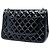 Chanel Black Jumbo Classic Patent Double Flap Nero - vista 2