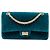 Mademoiselle Chanel Blue Chevron Velvet Reissue 2.55 Double Flap 225