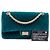 Mademoiselle Chanel Blue Chevron Velvet Reissue 2.55 Double Flap 225 - vista 7
