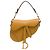 Borsa Saddle Dior in pelle di vitello granulata marrone Marrone chiaro