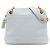 Borsa a Spalla Chanel White Caviar Logo Chain Bianco Bianco sporco
