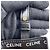 Céline Borsa a mano cabas verticale in pelle Celine Mini Nero Bianco - vista 12