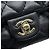 Chanel Handtaschen-Anhänger in Schwarz und Champagnergold Golden - Ansicht 12