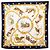 Hermès Hermes Carre 90 Plumes et Grelots Scarf Bianco Blu navy