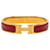 Hermès Hermes Click H PM Enamel Bracelet Red Golden  - view 1