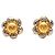 Orecchini clip Chanel Coco Mark Vintage Argento D'oro