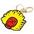 Portachiavi Louis Vuitton LV x YK Le Tocle Face Rosso Giallo