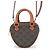Céline Borsa a mano Celine Triomphe Heart in pelle Marrone