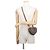 Céline Borsa a mano Celine Triomphe Heart in pelle Marrone - vista 5
