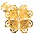 Spilla Vintage Chanel Coco Mark D'oro - vista 2