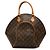 Borsa Louis Vuitton Monogram Ellipse MM Marrone