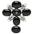 Spilla Chanel Coco Mark Nero Argento  - vista 1