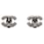 Orecchini Chanel Coco Mark Punching Argento  - vista 2