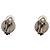 Orecchini a clip vintage Chanel Coco Mark Argento D'oro - vista 2