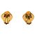Orecchini a clip Vintage Chanel Coco Mark D'oro - vista 2