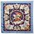 Hermès Sciarpa Hermes Carre 90 Cavaliers des Nuages Blu Multicolore