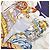 Hermès Sciarpa Hermes Carre 90 Cavaliers des Nuages Blu Multicolore - vista 5