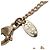 Collana Chanel Coco Mark placcata oro con perla finta D'oro - vista 3