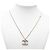 Collana Chanel Coco Mark placcata oro con perla finta D'oro - vista 6