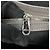 Borsa Tote Balenciaga in pelle e tela grigio scuro - vista 13