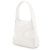 Bolsa de mão pequena em lona com recortes Salvatore Ferragamo Branco - vista 2