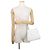 Bolsa de mão pequena em lona com recortes Salvatore Ferragamo Branco - vista 4