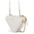 Pochette Mini Triangle Saffiano Prada Bianco  - vista 2