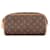 Clutch Louis Vuitton Monogram Dopp Kit Marrone Monogramma