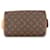 Clutch Louis Vuitton Monogram Dopp Kit Marrone Monogramma - vista 3