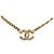 Timeless Collana con pendente Chanel Vintage placcata oro D'oro