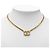 Timeless Collana con pendente Chanel Vintage placcata oro D'oro - vista 7