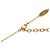 Collana con pendente a cuore placcato oro Louis Vuitton D'oro - vista 3
