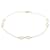 Pulsera Infinity Endless Tiffany & Co. Dorado  - vista 2