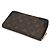 Zippy Portafoglio lungo Louis Vuitton Monogram Marrone - vista 2